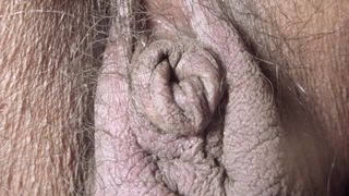 Fat Japanese gay Shino want to be seen his foreskin pussy